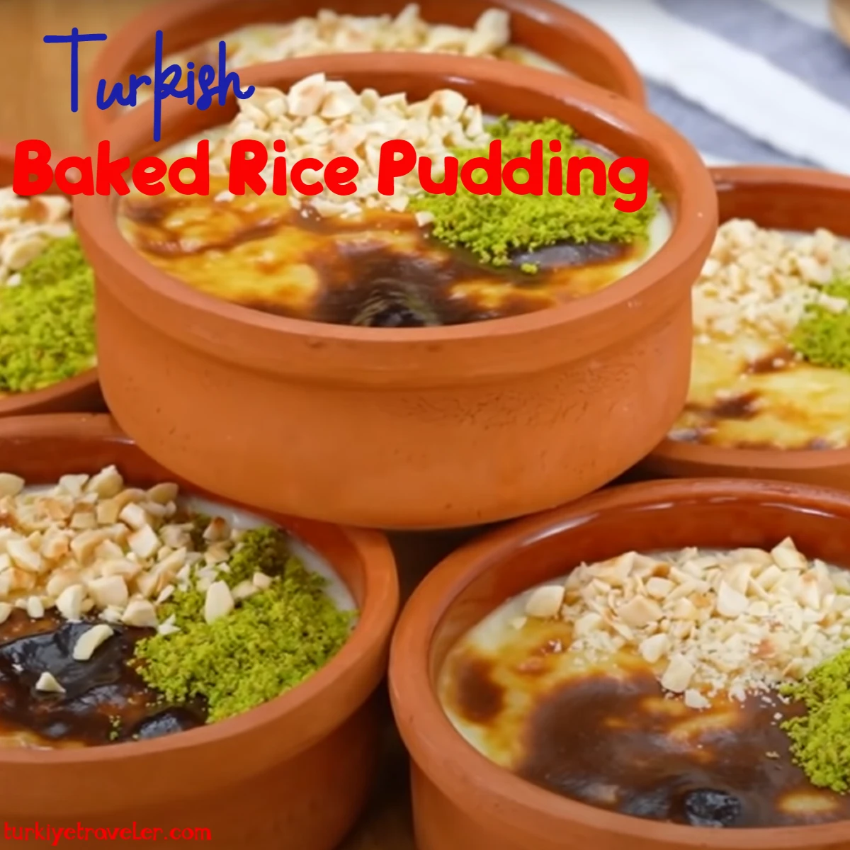 How To make Turkish Baked Rice Pudding
