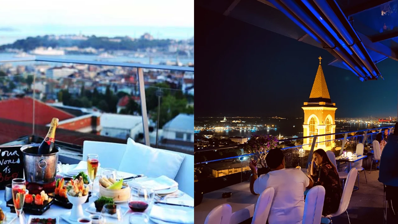 Foods and Desert in 360 Istanbul Restaurant