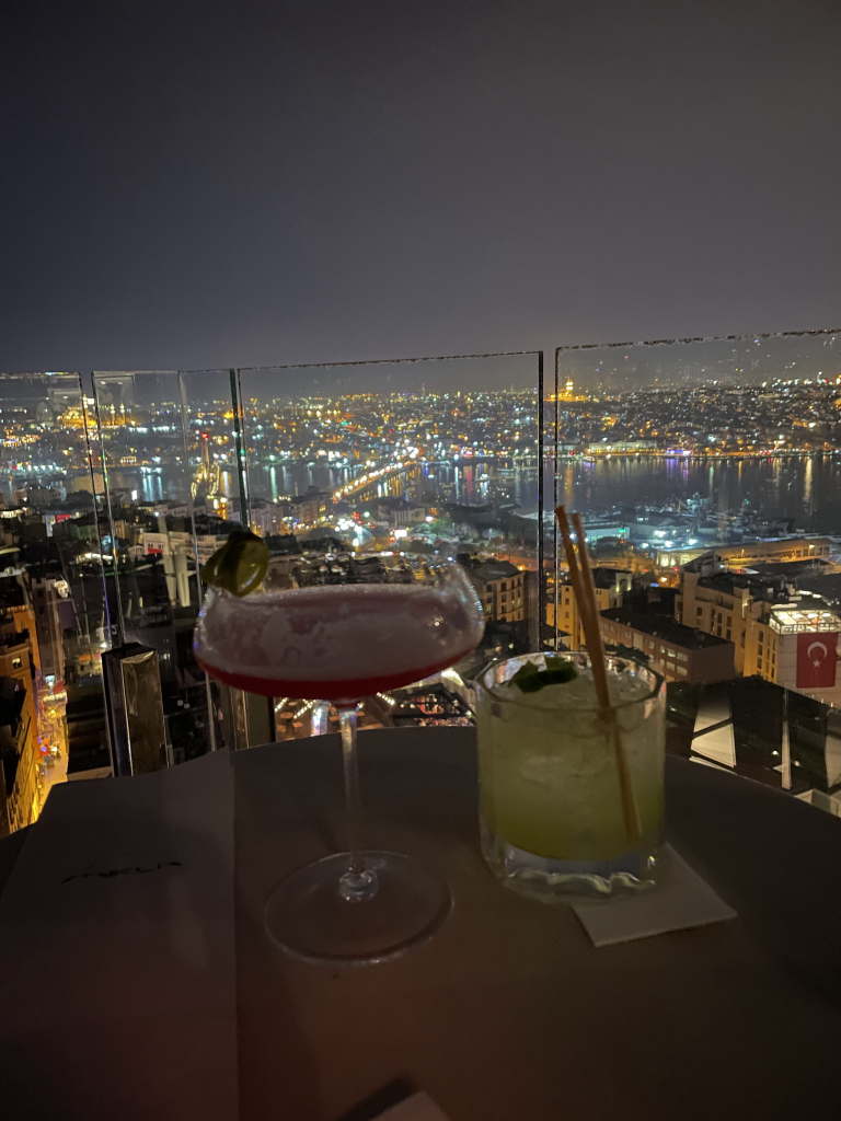 Mikla Rooftop bar in Istanbul